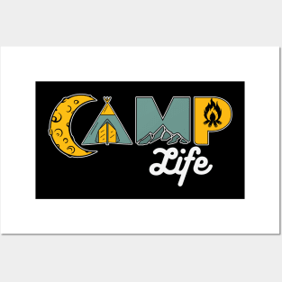 Camp Life Posters and Art